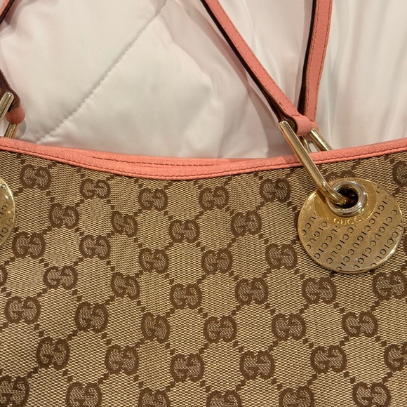 Authentic 100% GUCCI bag tote real leather. - Picture 6 of 11